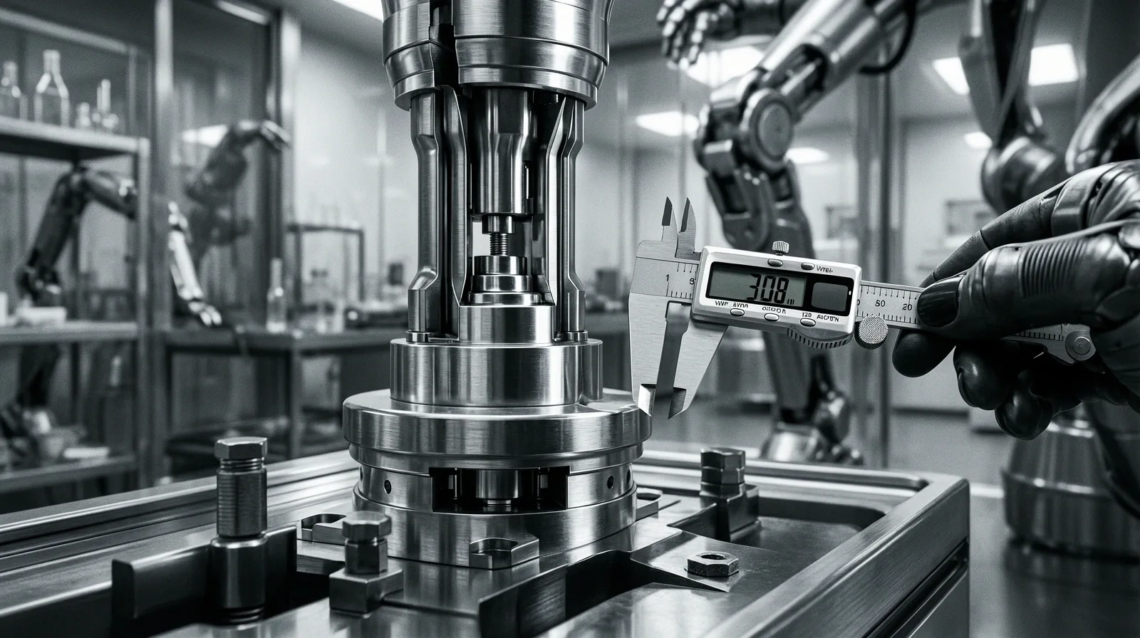 Precision calibration of robotic hardware