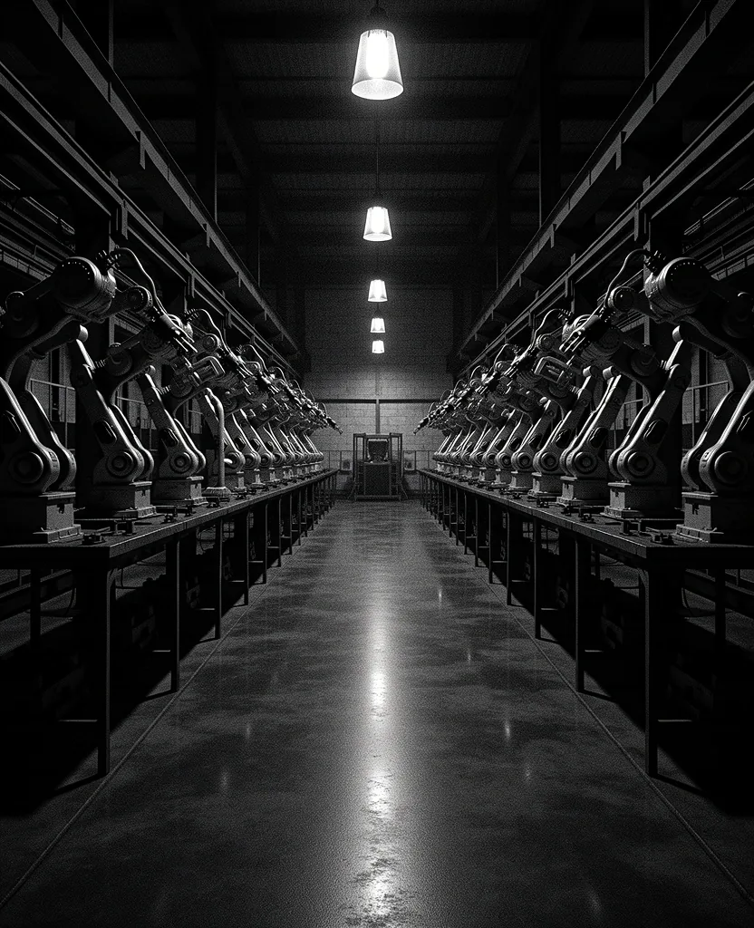 Empty assembly line